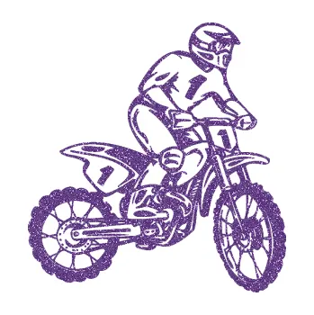 Samolepící dekorace SAMOLEPKA Motorka 043 pravá motokros (87 - Ultra Metalic fialová) NA AUTO, NÁLEPKA, FÓLIE, POLEP, TUNING, VLASTNÍ TEXT, TISK, AUTOSAMOLEPKY.cz, POLEPY, OBRÁZEK, LOGO, SAMOLEPKY