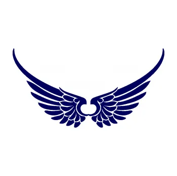 Samolepící dekorace SAMOLEPKA Křídla 008 (23 - tmavě modrá) NA AUTO, NÁLEPKA, FÓLIE, POLEP, TUNING, VLASTNÍ TEXT, TISK, AUTOSAMOLEPKY.cz, POLEPY, OBRÁZEK, LOGO, SAMOLEPKY