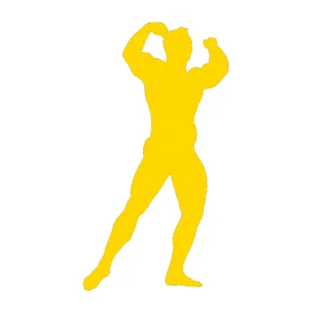 Polep vozidla Kulturista 010 pravá (13 - jasně žlutá) SAMOLEPKA NA AUTO, NÁLEPKA, FÓLIE, POLEP, TUNING, VLASTNÍ TEXT, TISK, AUTOSAMOLEPKY.cz, POLEPY, OBRÁZEK, LOGO, 3D STICKERS