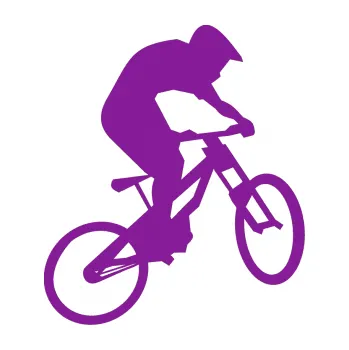 Polep vozidla SAMOLEPKA Biker 002 pravá (14 - fialová) NA AUTO, NÁLEPKA, FÓLIE, POLEP, TUNING, VLASTNÍ TEXT, TISK, AUTOSAMOLEPKY.cz, POLEPY, OBRÁZEK, LOGO, SAMOLEPKY