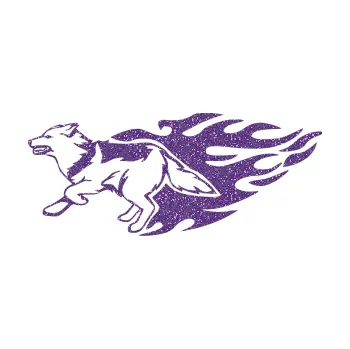 Samolepicí dekorace na vozidlo Animal flames 090 levá vlk (87 - Ultra Metalic fialová) SAMOLEPKA NA AUTO, NÁLEPKA, FÓLIE, POLEP, TUNING, VLASTNÍ TEXT, TISK, AUTOSAMOLEPKY.cz, POLEPY, OBRÁZEK, LOGO, 3D STICKERS