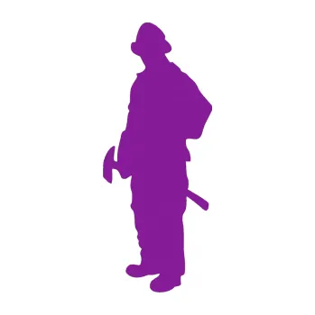 Samolepící dekorace Hasič 001 levá (14 - fialová) SAMOLEPKA NA AUTO, NÁLEPKA, FÓLIE, POLEP, TUNING, VLASTNÍ TEXT, TISK, AUTOSAMOLEPKY.cz, POLEPY, OBRÁZEK, LOGO, 3D STICKERS