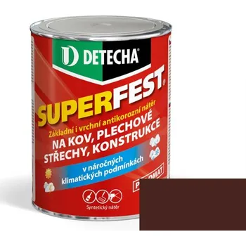 barva na kov Detecha SUPERFEST 0,8kg hnědý