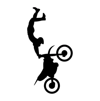 Samolepící dekorace SAMOLEPKA Motorka 029 pravá motokros freestyle (01 - černá) NA AUTO, NÁLEPKA, FÓLIE, POLEP, TUNING, VLASTNÍ TEXT, TISK, AUTOSAMOLEPKY.cz, POLEPY, OBRÁZEK, LOGO, SAMOLEPKY