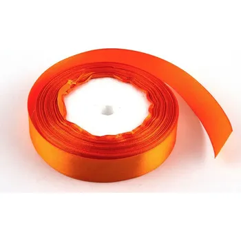 Stuha Satén stuha 2 cm, 23 m, oranžová