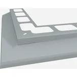 Den Braven - Balkónový profil rohový, 2 m, RAL 7001, šedý
