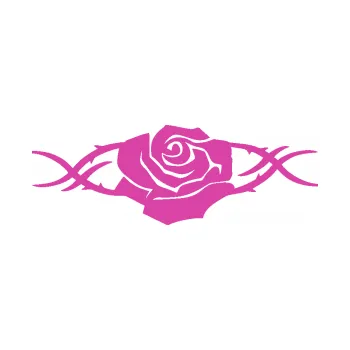 Samolepící dekorace Květina dekor 020 pravá růže s trny (16 - růžová) SAMOLEPKA NA AUTO, NÁLEPKA, FÓLIE, POLEP, TUNING, VLASTNÍ TEXT, TISK, AUTOSAMOLEPKY.cz, POLEPY, OBRÁZEK, LOGO, 3D STICKERS