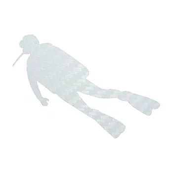 Polep vozidla SAMOLEPKA Potápěč 006 levá (51 - 3D karbon bílý) NA AUTO, NÁLEPKA, FÓLIE, POLEP, TUNING, VLASTNÍ TEXT, TISK, AUTOSAMOLEPKY.cz, POLEPY, OBRÁZEK, LOGO, SAMOLEPKY