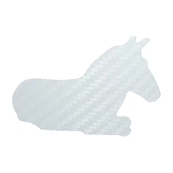 Samolepící dekorace SAMOLEPKA Kůň 017 pravá ležící (51 - 3D karbon bílý) NA AUTO, NÁLEPKA, FÓLIE, POLEP, TUNING, VLASTNÍ TEXT, TISK, AUTOSAMOLEPKY.cz, POLEPY, OBRÁZEK, LOGO, SAMOLEPKY
