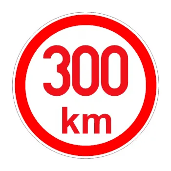 samolepka Maximální rychlost 300km - nejvyšší konstrukční rychlost (10 - červená) SAMOLEPKA NA AUTO, NÁLEPKA, FÓLIE, POLEP, TUNING, VLASTNÍ TEXT, TISK, AUTOSAMOLEPKY.cz, POLEPY, OBRÁZEK, LOGO, 3D STICKERS