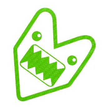 Autodoplněk Samolepka na auto Domo 018 pravá wakaba jdm znak (58 - 3D karbon zelený kawasaki) NÁLEPKA, FÓLIE, POLEPY, TUNING, VLASTNÍ TEXT, TISK, AUTOSAMOLEPKY.cz, SAMOLEPKY, OBRÁZEK, LOGO, VÝROBA, PRODEJ