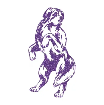 Polep vozidla SAMOLEPKA Pes 035 levá (87 - Ultra Metalic fialová) NA AUTO, NÁLEPKA, FÓLIE, POLEP, TUNING, VLASTNÍ TEXT, TISK, AUTOSAMOLEPKY.cz, POLEPY, OBRÁZEK, LOGO, SAMOLEPKY