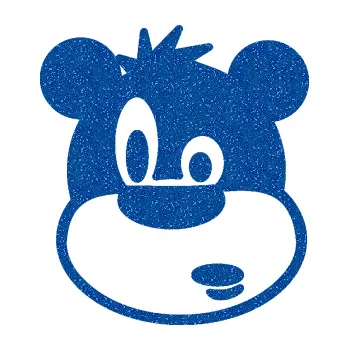 Samolepící dekorace SAMOLEPKA Medvěd 003 levá kreslená hlava (88 - Ultra Metalic modrá) NA AUTO, NÁLEPKA, FÓLIE, POLEP, TUNING, VLASTNÍ TEXT, TISK, AUTOSAMOLEPKY.cz, POLEPY, OBRÁZEK, LOGO, SAMOLEPKY