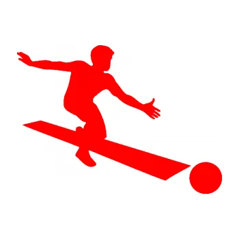 Autodoplněk Samolepka na auto Bowling 001 pravá (74 - Fluorescentní červená) NÁLEPKA, FÓLIE, POLEPY, TUNING, VLASTNÍ TEXT, TISK, AUTOSAMOLEPKY.cz, SAMOLEPKY, OBRÁZEK, LOGO, VÝROBA, PRODEJ