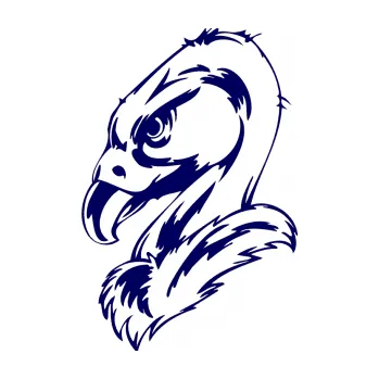 Samolepicí dekorace na vozidlo Predators 089 levá sup (23 - tmavě modrá) SAMOLEPKA NA AUTO, NÁLEPKA, FÓLIE, POLEP, TUNING, VLASTNÍ TEXT, TISK, AUTOSAMOLEPKY.cz, POLEPY, OBRÁZEK, LOGO, 3D STICKERS