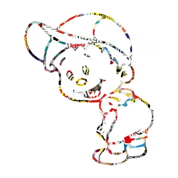 Samolepicí dekorace na vozidlo Dítě v autě 037 levá chlapeček (83 - Sticker bomb) SAMOLEPKA NA AUTO, NÁLEPKA, FÓLIE, POLEP, TUNING, VLASTNÍ TEXT, TISK, AUTOSAMOLEPKY.cz, POLEPY, OBRÁZEK, LOGO, 3D STICKERS