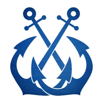 Samolepící dekorace SAMOLEPKA Kotva 004 dvě spojené (65 - škrábaný kov modrý) NA AUTO, NÁLEPKA, FÓLIE, POLEP, TUNING, VLASTNÍ TEXT, TISK, AUTOSAMOLEPKY.cz, POLEPY, OBRÁZEK, LOGO, SAMOLEPKY