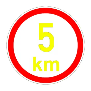 samolepka Maximální rychlost ,5km - nejvyšší konstrukční rychlost (70 - Fluorescentní žlutá) SAMOLEPKA NA AUTO, NÁLEPKA, FÓLIE, POLEP, TUNING, VLASTNÍ TEXT, TISK, AUTOSAMOLEPKY.cz, POLEPY, OBRÁZEK, LOGO, 3D STICKERS