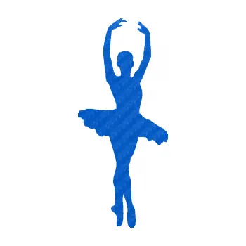 Samolepicí dekorace na vozidlo Baletka 002 pravá (57 - 3D karbon modrý) SAMOLEPKA NA AUTO, NÁLEPKA, FÓLIE, POLEP, TUNING, VLASTNÍ TEXT, TISK, AUTOSAMOLEPKY.cz, POLEPY, OBRÁZEK, LOGO, 3D STICKERS