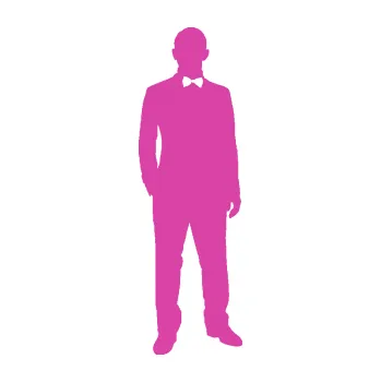 Samolepící dekorace Muž 001 pravá tajný agent (16 - růžová) SAMOLEPKA NA AUTO, NÁLEPKA, FÓLIE, POLEP, TUNING, VLASTNÍ TEXT, TISK, AUTOSAMOLEPKY.cz, POLEPY, OBRÁZEK, LOGO, 3D STICKERS