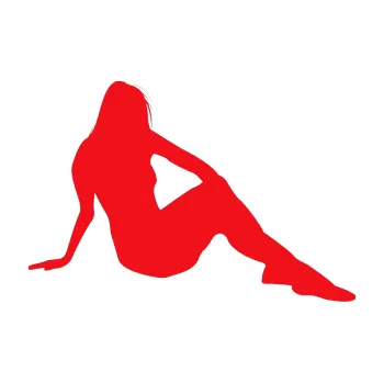 Polep vozidla SAMOLEPKA Erotická žena 048 pravá (10 - červená) NA AUTO, NÁLEPKA, FÓLIE, POLEP, TUNING, VLASTNÍ TEXT, TISK, AUTOSAMOLEPKY.cz, POLEPY, OBRÁZEK, LOGO, SAMOLEPKY