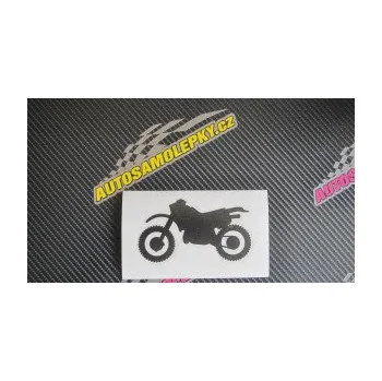 Samolepící dekorace SAMOLEPKA Motorka 046 levá (17 - šedá) NA AUTO, NÁLEPKA, FÓLIE, POLEP, TUNING, VLASTNÍ TEXT, TISK, AUTOSAMOLEPKY.cz, POLEPY, OBRÁZEK, LOGO, SAMOLEPKY