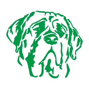 Polep vozidla Pes 125 pravá anglický mastif (12 - zelená) SAMOLEPKA NA AUTO, NÁLEPKA, FÓLIE, POLEP, TUNING, VLASTNÍ TEXT, TISK, AUTOSAMOLEPKY.cz, POLEPY, OBRÁZEK, LOGO, 3D STICKERS