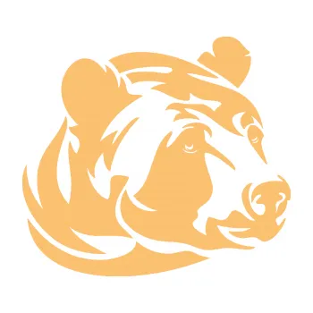 Samolepící dekorace Medvěd 007 pravá hlava (08 - béžová) SAMOLEPKA NA AUTO, NÁLEPKA, FÓLIE, POLEP, TUNING, VLASTNÍ TEXT, TISK, AUTOSAMOLEPKY.cz, POLEPY, OBRÁZEK, LOGO, 3D STICKERS