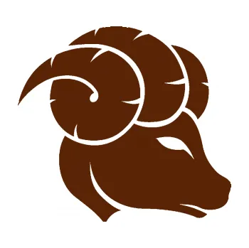 Samolepící dekorace Beran zvěrokruh 002 pravá (15 - hnědá) SAMOLEPKA NA AUTO, NÁLEPKA, FÓLIE, POLEP, TUNING, VLASTNÍ TEXT, TISK, AUTOSAMOLEPKY.cz, POLEPY, OBRÁZEK, LOGO, 3D STICKERS