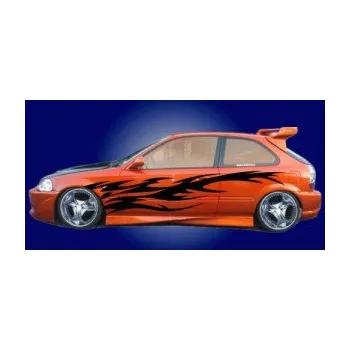 Polep vozidla SAMOLEPKA Samolepka na bok plameny 024 (64 - škrábaný kov zlatý) NA AUTO, NÁLEPKA, FÓLIE, POLEP, TUNING, VLASTNÍ TEXT, TISK, AUTOSAMOLEPKY.cz, POLEPY, OBRÁZEK, LOGO, SAMOLEPKY