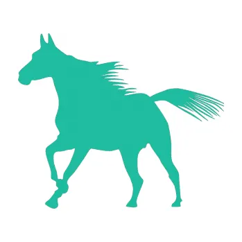 Samolepící dekorace Kůň 010 levá (25 - tyrkysová) SAMOLEPKA NA AUTO, NÁLEPKA, FÓLIE, POLEP, TUNING, VLASTNÍ TEXT, TISK, AUTOSAMOLEPKY.cz, POLEPY, OBRÁZEK, LOGO, 3D STICKERS