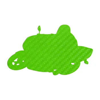 Samolepící dekorace SAMOLEPKA Motorka 009 levá silniční motorky (58 - 3D karbon zelený kawasaki) NA AUTO, NÁLEPKA, FÓLIE, POLEP, TUNING, VLASTNÍ TEXT, TISK, AUTOSAMOLEPKY.cz, POLEPY, OBRÁZEK, LOGO, SAMOLEPKY
