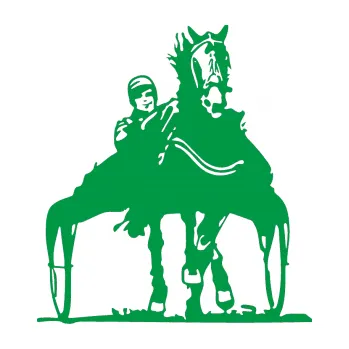 Samolepící dekorace Kůň klusák pravá (12 - zelená) SAMOLEPKA NA AUTO, NÁLEPKA, FÓLIE, POLEP, TUNING, VLASTNÍ TEXT, TISK, AUTOSAMOLEPKY.cz, POLEPY, OBRÁZEK, LOGO, 3D STICKERS