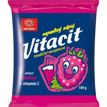 Instantní nápoj Vitacit neperlivý nápoj v prášku malina+vitamín C 100g