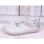 D.D.step Kožené balerínky obuv D.D. step 063-20 barefoot světlé metailc s barevnými proužky velikost: 35