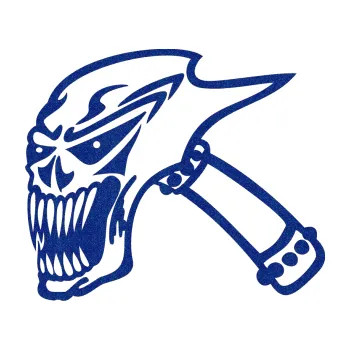 Autodoplněk Samolepka na auto Kladivo levá (89 - Ultra Metalic modrá tmavá) NÁLEPKA, FÓLIE, POLEPY, TUNING, VLASTNÍ TEXT, TISK, AUTOSAMOLEPKY.cz, SAMOLEPKY, OBRÁZEK, LOGO, VÝROBA, PRODEJ