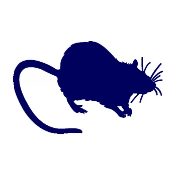 Samolepící dekorace SAMOLEPKA Krysa 002 pravá (23 - tmavě modrá) NA AUTO, NÁLEPKA, FÓLIE, POLEP, TUNING, VLASTNÍ TEXT, TISK, AUTOSAMOLEPKY.cz, POLEPY, OBRÁZEK, LOGO, SAMOLEPKY