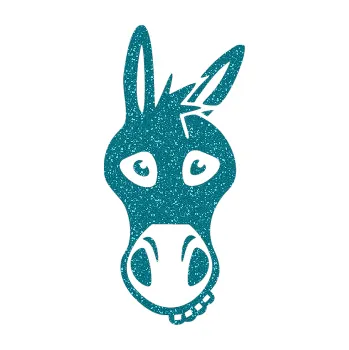 Samolepící dekorace SAMOLEPKA Osel 001 pravá (92 - Ultra Metalic tyrkysová) NA AUTO, NÁLEPKA, FÓLIE, POLEP, TUNING, VLASTNÍ TEXT, TISK, AUTOSAMOLEPKY.cz, POLEPY, OBRÁZEK, LOGO, SAMOLEPKY