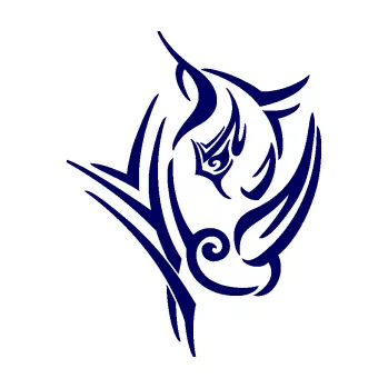 Samolepící dekorace SAMOLEPKA Nosorožec 003 hlava pravá (23 - tmavě modrá) NA AUTO, NÁLEPKA, FÓLIE, POLEP, TUNING, VLASTNÍ TEXT, TISK, AUTOSAMOLEPKY.cz, POLEPY, OBRÁZEK, LOGO, SAMOLEPKY