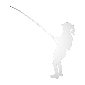 Polep vozidla SAMOLEPKA Rybář 005 levá (82 - odrazková reflexní bílá) NA AUTO, NÁLEPKA, FÓLIE, POLEP, TUNING, VLASTNÍ TEXT, TISK, AUTOSAMOLEPKY.cz, POLEPY, OBRÁZEK, LOGO, SAMOLEPKY