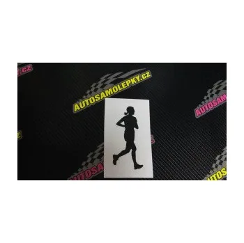 Polep vozidla Běžkyně 001 pravá jogging (17 - šedá) SAMOLEPKA NA AUTO, NÁLEPKA, FÓLIE, POLEP, TUNING, VLASTNÍ TEXT, TISK, AUTOSAMOLEPKY.cz, POLEPY, OBRÁZEK, LOGO, 3D STICKERS