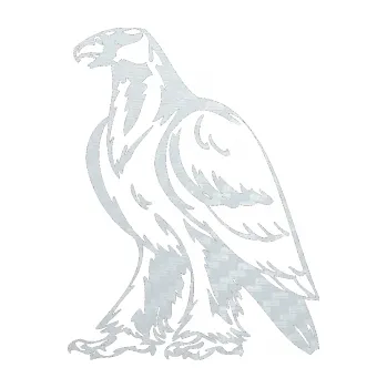 Samolepicí dekorace na vozidlo Predators 040 levá orel (51 - 3D karbon bílý) SAMOLEPKA NA AUTO, NÁLEPKA, FÓLIE, POLEP, TUNING, VLASTNÍ TEXT, TISK, AUTOSAMOLEPKY.cz, POLEPY, OBRÁZEK, LOGO, 3D STICKERS