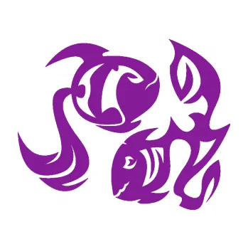 Samolepící dekorace Ryby 003 pravá (14 - fialová) SAMOLEPKA NA AUTO, NÁLEPKA, FÓLIE, POLEP, TUNING, VLASTNÍ TEXT, TISK, AUTOSAMOLEPKY.cz, POLEPY, OBRÁZEK, LOGO, 3D STICKERS