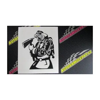 Samolepící dekorace Hasič 012 levá (12 - zelená) SAMOLEPKA NA AUTO, NÁLEPKA, FÓLIE, POLEP, TUNING, VLASTNÍ TEXT, TISK, AUTOSAMOLEPKY.cz, POLEPY, OBRÁZEK, LOGO, 3D STICKERS