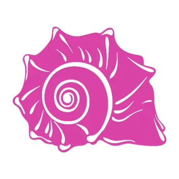 Samolepící dekorace Mušle pravá ulita (16 - růžová) SAMOLEPKA NA AUTO, NÁLEPKA, FÓLIE, POLEP, TUNING, VLASTNÍ TEXT, TISK, AUTOSAMOLEPKY.cz, POLEPY, OBRÁZEK, LOGO, 3D STICKERS