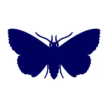 Samolepící dekorace SAMOLEPKA Můra 001 (23 - tmavě modrá) NA AUTO, NÁLEPKA, FÓLIE, POLEP, TUNING, VLASTNÍ TEXT, TISK, AUTOSAMOLEPKY.cz, POLEPY, OBRÁZEK, LOGO, SAMOLEPKY