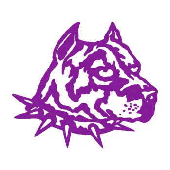 Polep vozidla SAMOLEPKA Pitbull hlava 006 pravá (14 - fialová) NA AUTO, NÁLEPKA, FÓLIE, POLEP, TUNING, VLASTNÍ TEXT, TISK, AUTOSAMOLEPKY.cz, POLEPY, OBRÁZEK, LOGO, SAMOLEPKY