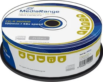 Optické médium Mediarange CD-R 25 (MR222)