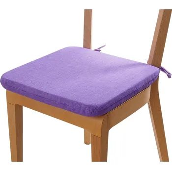 Podsedák B.E.S. - Petrovice, s.r.o. Sedák 40 x 40 cm se šňůrkami - Fialový