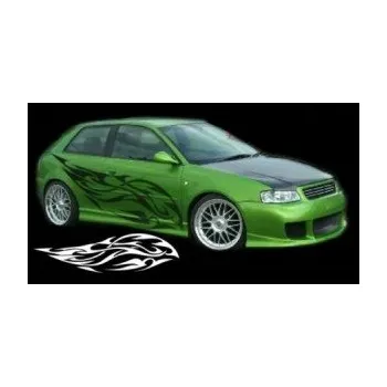 Polep vozidla SAMOLEPKA Samolepka na bok plameny 119 (92 - Ultra Metalic zlatá) NA AUTO, NÁLEPKA, FÓLIE, POLEP, TUNING, VLASTNÍ TEXT, TISK, AUTOSAMOLEPKY.cz, POLEPY, OBRÁZEK, LOGO, SAMOLEPKY